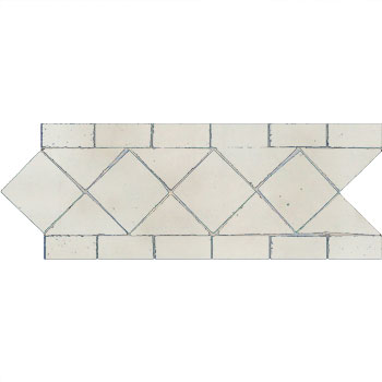 Mosaic House Moroccan tile Dfira MDV 1 White,    solid zellige, mosaic, zellij, field, pattern, glaze, simple, classic, octagonal 